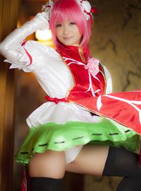 [Cosplay] pink beauty sexy cos white thigh